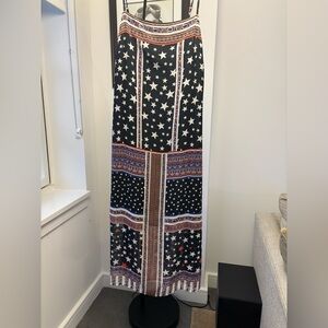 Alex Les Filles Star Patterned Slip Dress